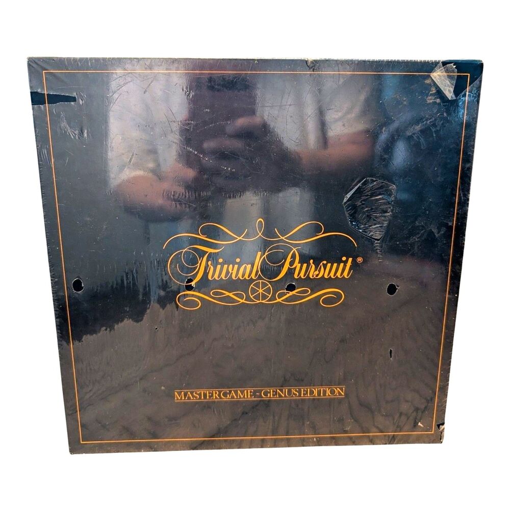 Vintage Trivial Pursuit Master Genus 1981 Edition Board Game Factory Sealed